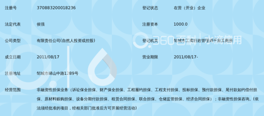 鄒城市潤通非融資性擔保及其業(yè)務(wù)解析